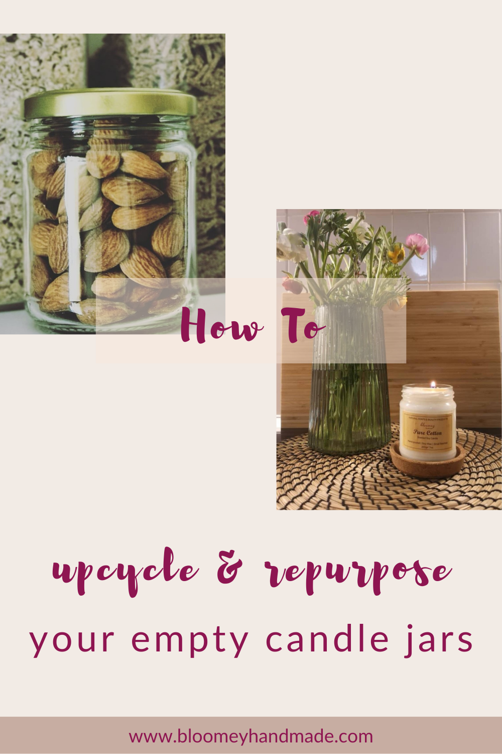 How to Upcycle Candle Jars