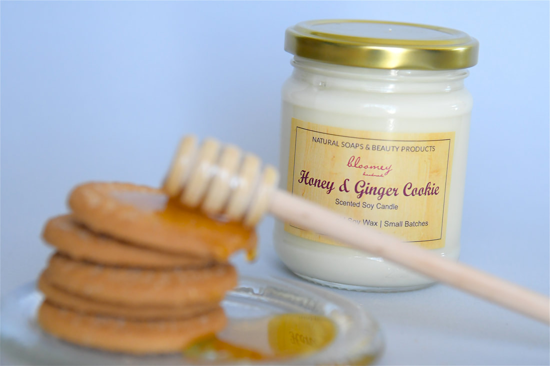 Ginger Cookie Candle, Honey Soy Wax Candle, Holiday Scented Candle, Gingerbread Candle, Christmas Gift Candle, Holiday Decor, New Home Gift