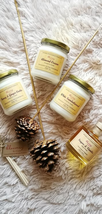 Scented Soy Candles & Reed Diffusers, Home Fragrances, Valentine;s Day Gift Ideas