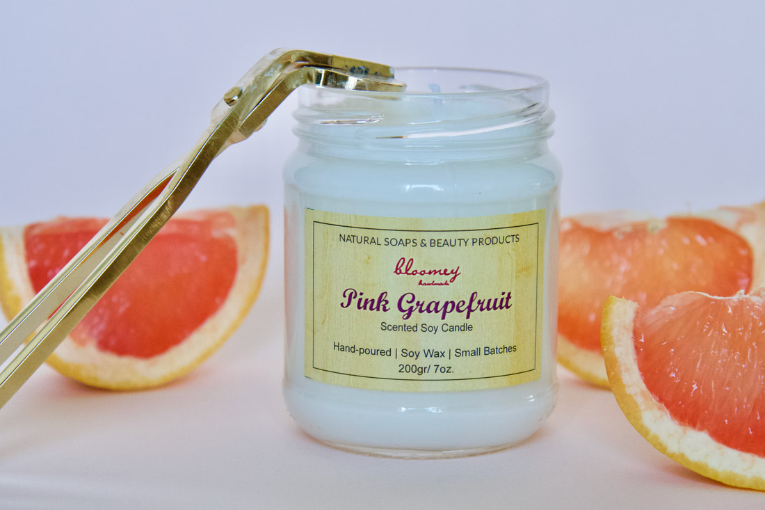Bloomey Handmade | Soy Candles | Pink Grapefruit
