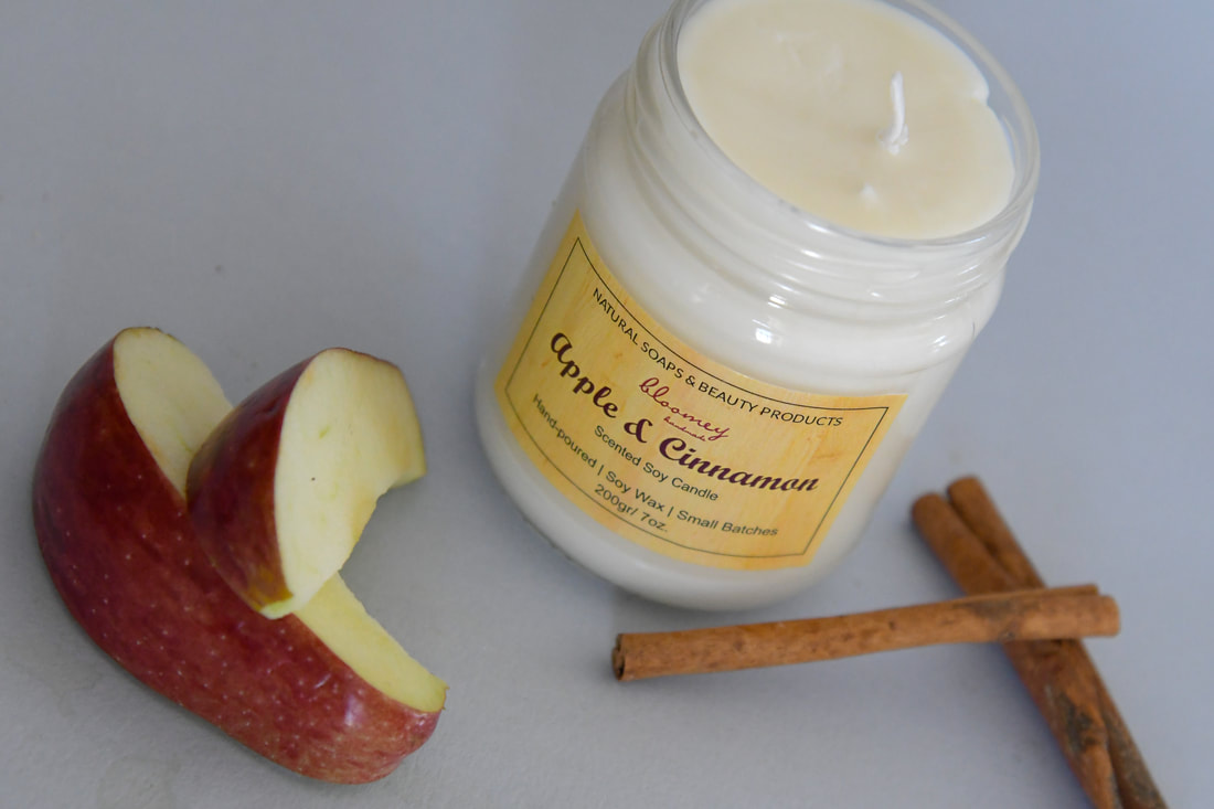 Apple Spice Soy Candle, Apple Soy Wax Candle, Cinnamon Candle, Winter Candle, Spicy Scented Candle, Holiday Candle, Housewarming Gift, Vegan