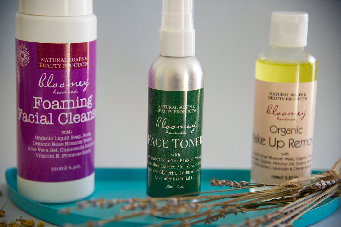 Natural Foaming Face Cleaser, Face Toner & 2-Faces Make-Up Removal